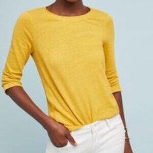 Anthropologie Maeve Winthrop Seamed Top